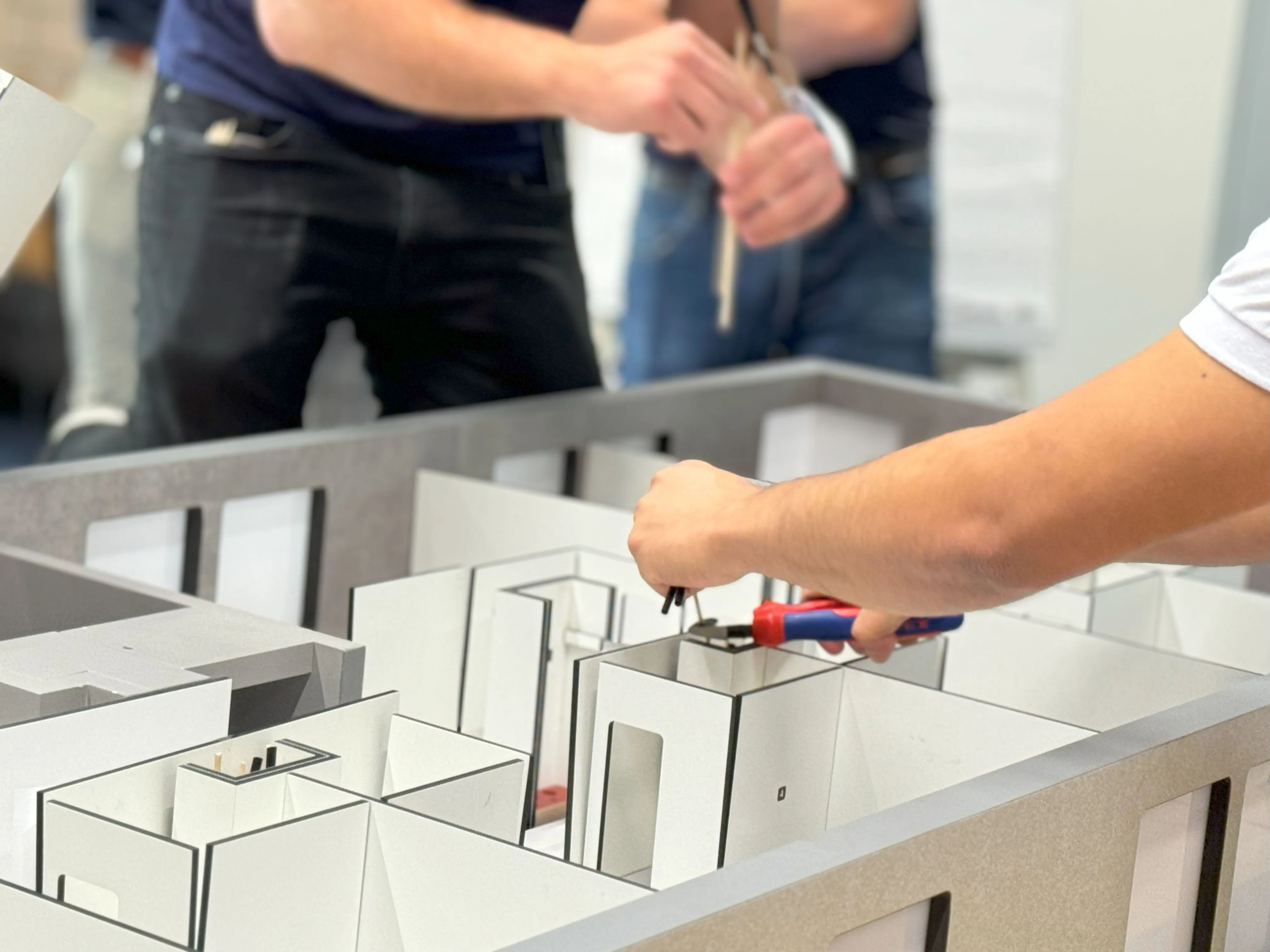 Materialfluss in der Simulation